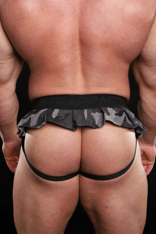 Dark Camo Jock Skirt