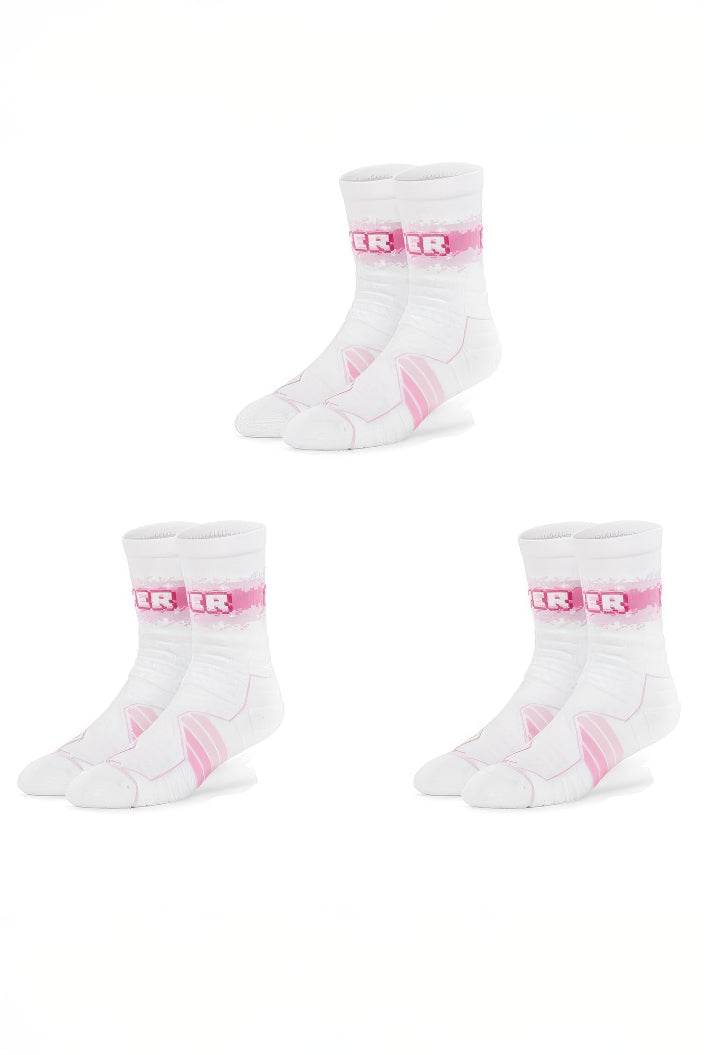 Elite Basketball Socks - High-Cut Terry Cushion Performance Crew Socks