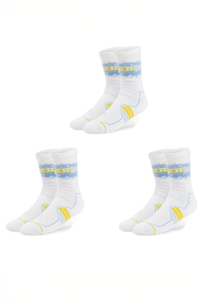 Elite Basketball Socks - High-Cut Terry Cushion Performance Crew Socks