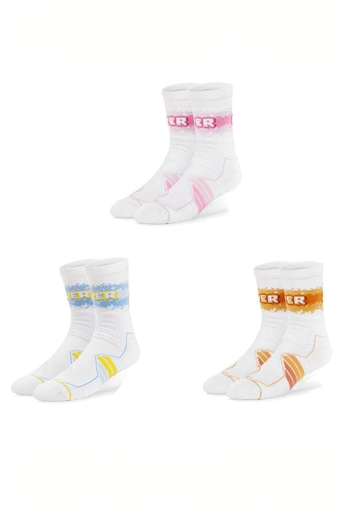 Elite Basketball Socks - High-Cut Terry Cushion Performance Crew Socks