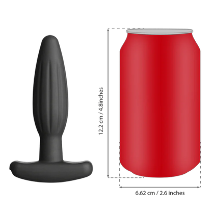ElectraStim Silicone Noir Rocker Butt Plug Small