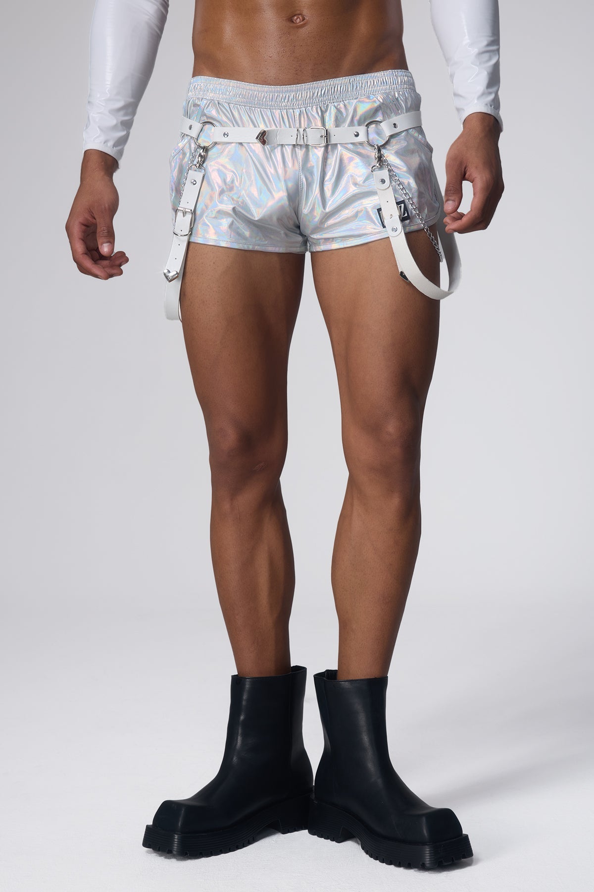Echo Drive Metallic Shorts