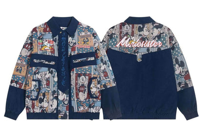 Embroidered Bomber Jacket – Retro Baseball Style