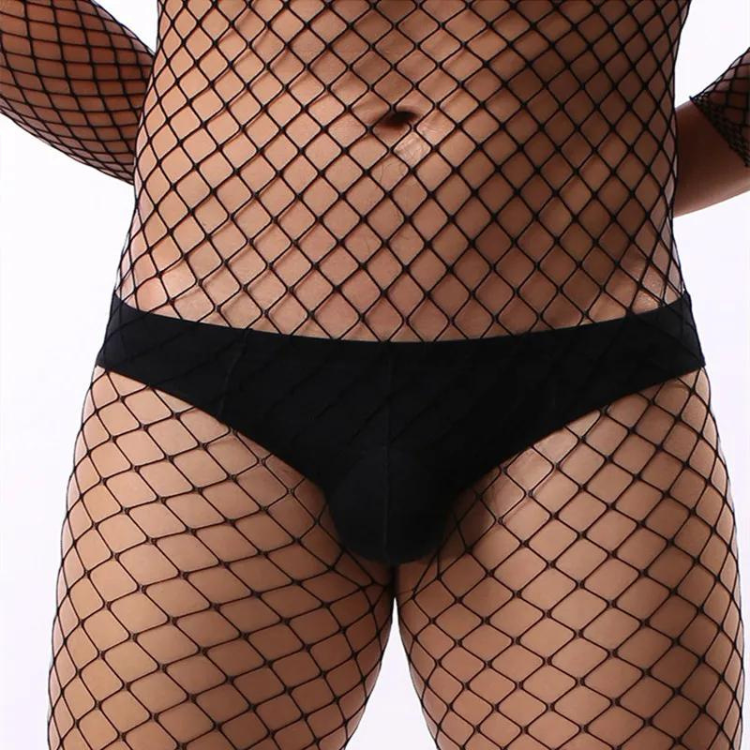 Enigma Web Men's Fishnet Body Socks