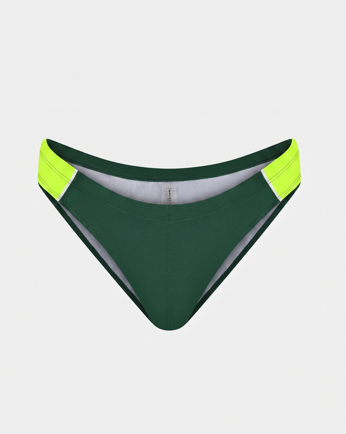 Retro Core Razor Brief - Forest & Lime