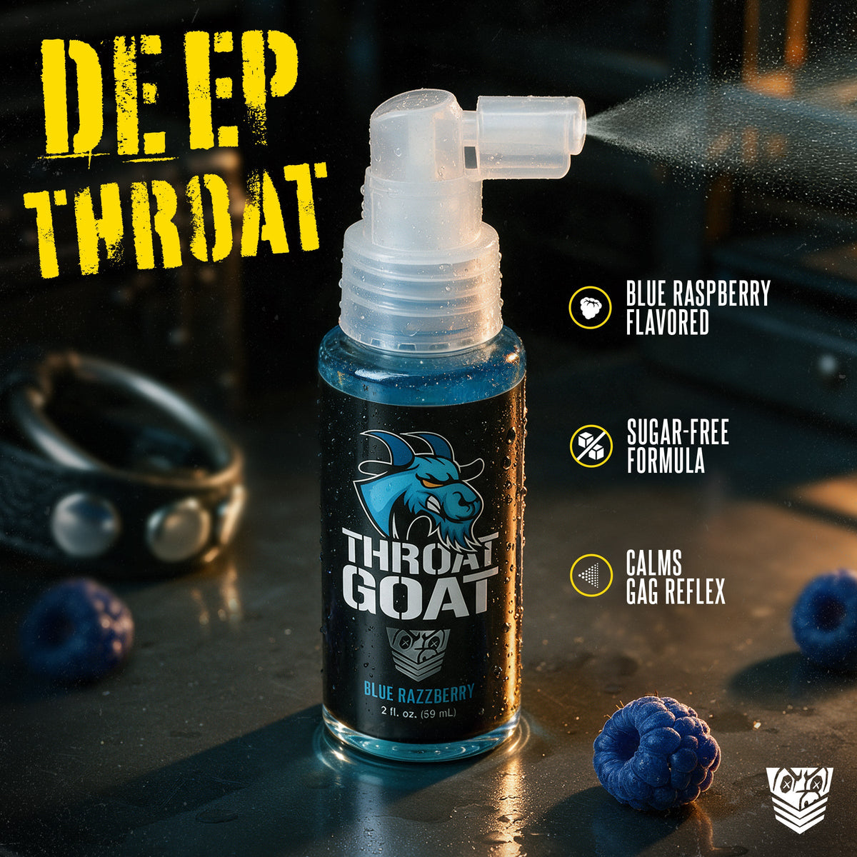 2oz Throat Goat Deep Throat Desensitizing Spray