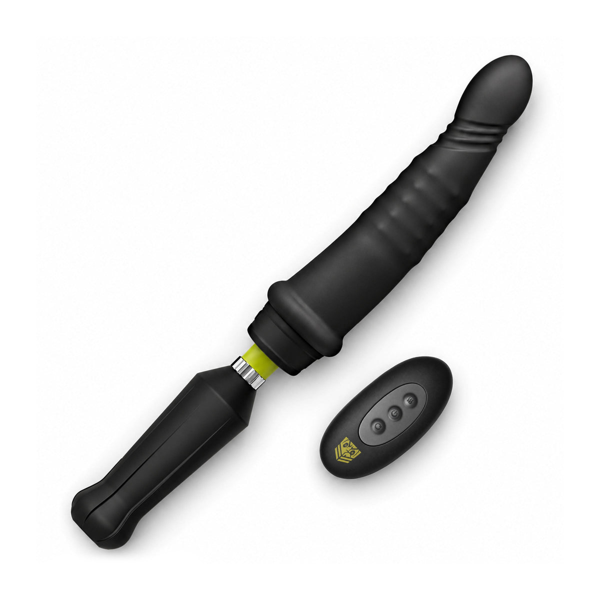 Robo Plunger Rotating Bead Depth Dildo with Remote