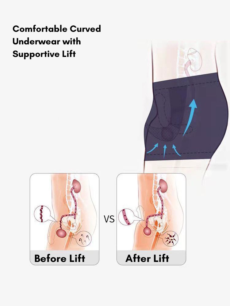 Men's Sexy Breathable Elastic Separated Pouch Trunks