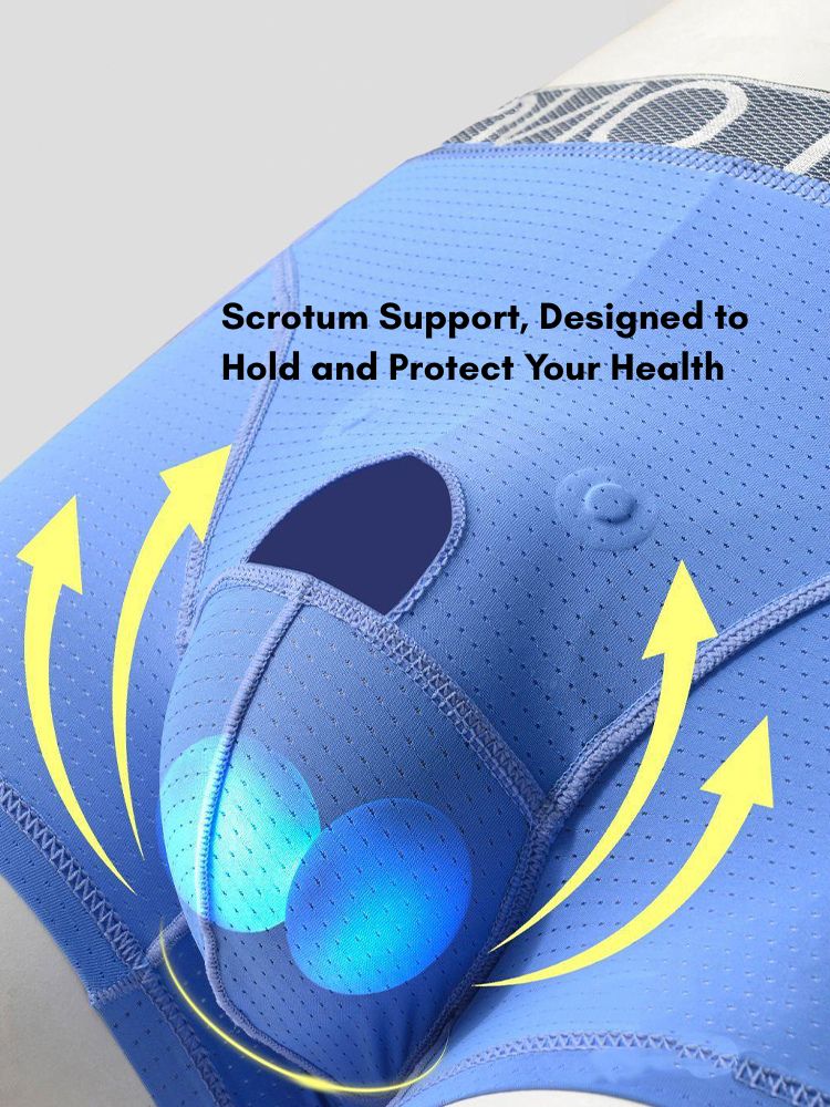 Men's Sexy Breathable Elastic Separated Pouch Trunks