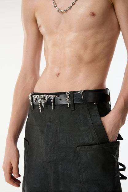 Faint Mark Metal Belt