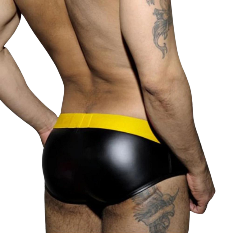 Faux Leather Jockstrap