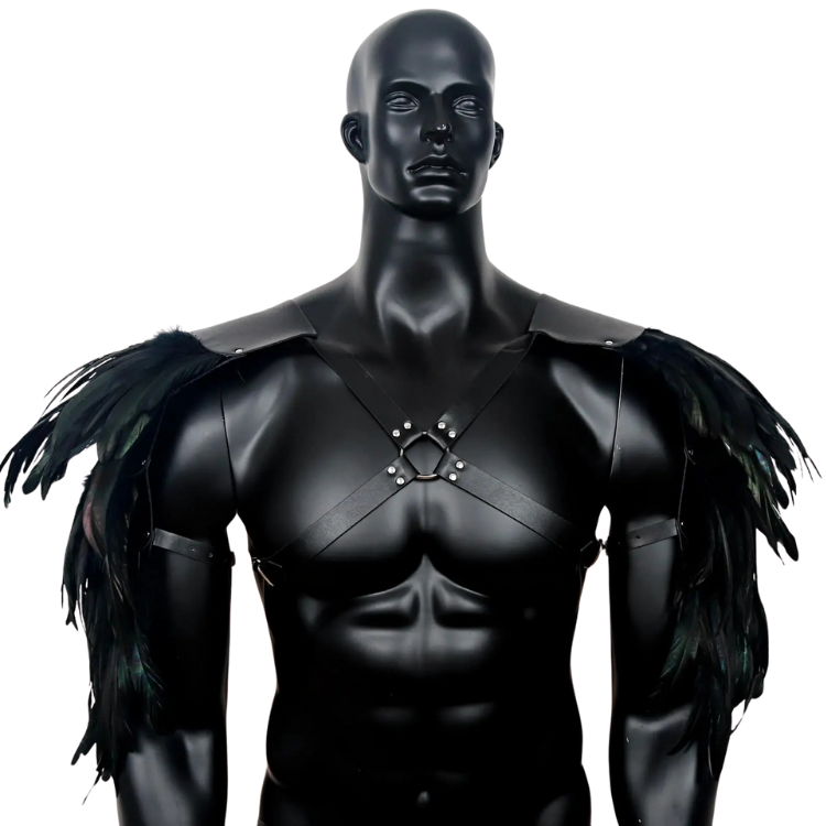 Feather Renaissance Dark Harness Costume