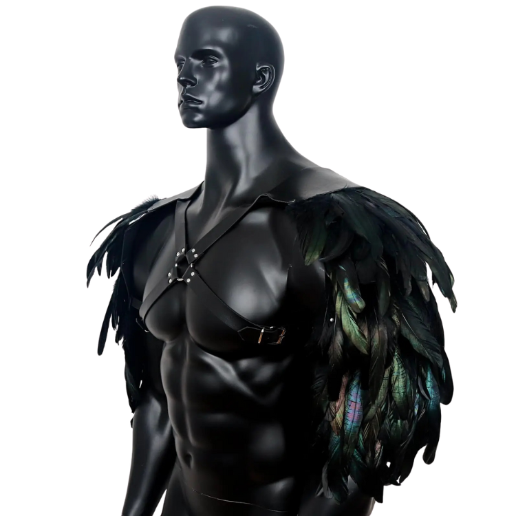 Feather Renaissance Dark Harness Costume