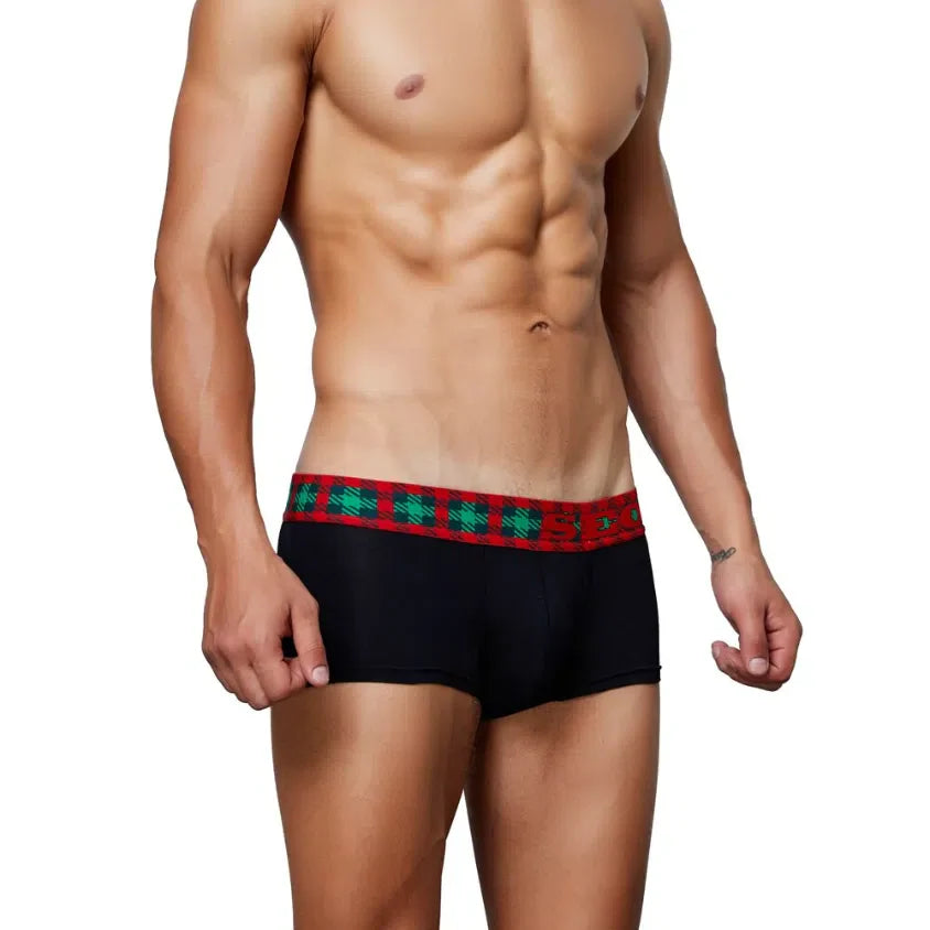 Festive Christmas Tartan Boxer Briefs