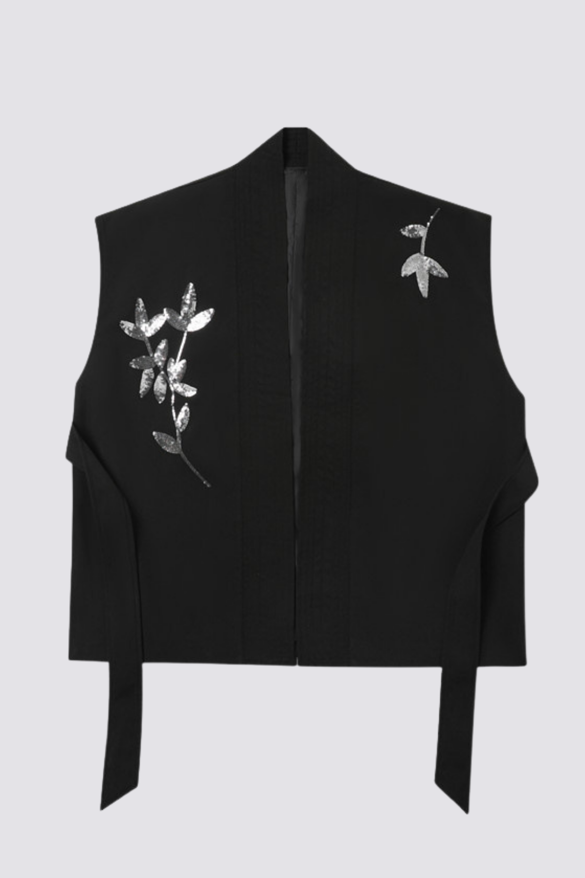 Fever Arc Sequin Embroidery Vest