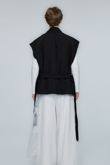 Fever Arc Sequin Embroidery Vest