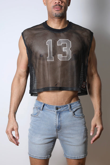 Field Goal 13 Mesh Muscle Tee (Wholesale) - TIMOTEO