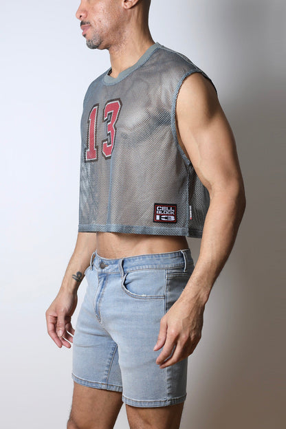 Field Goal 13 Mesh Muscle Tee