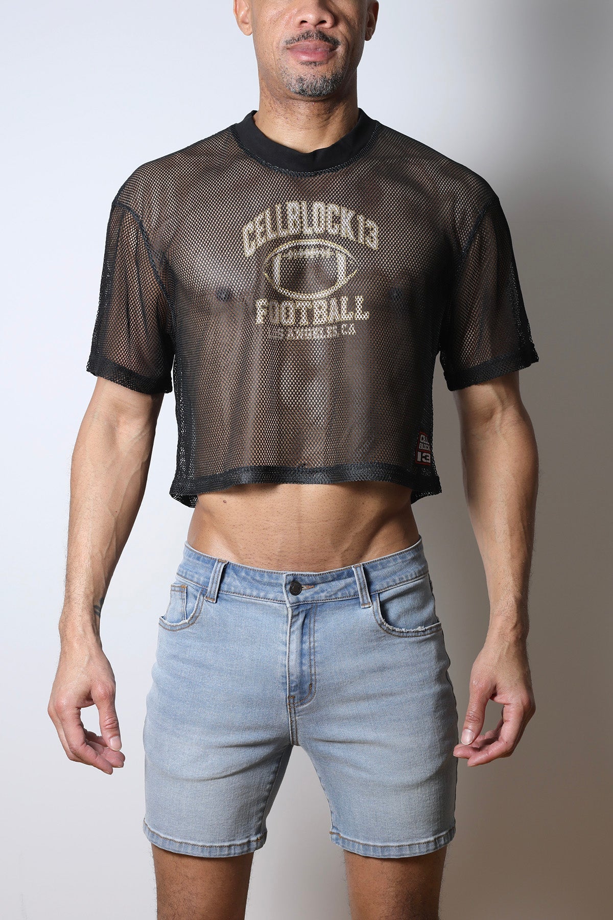 Field Goal Football Mesh Tee (Wholesale) - TIMOTEO