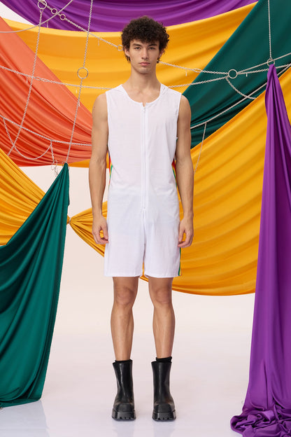 Fierce Flow Sleeveless Zipper Playsuit