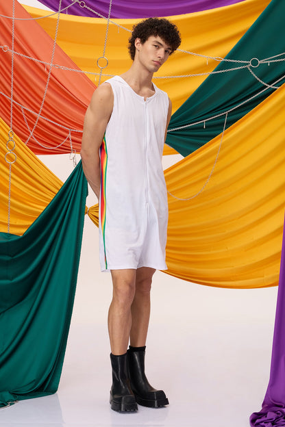 Fierce Flow Sleeveless Zipper Playsuit