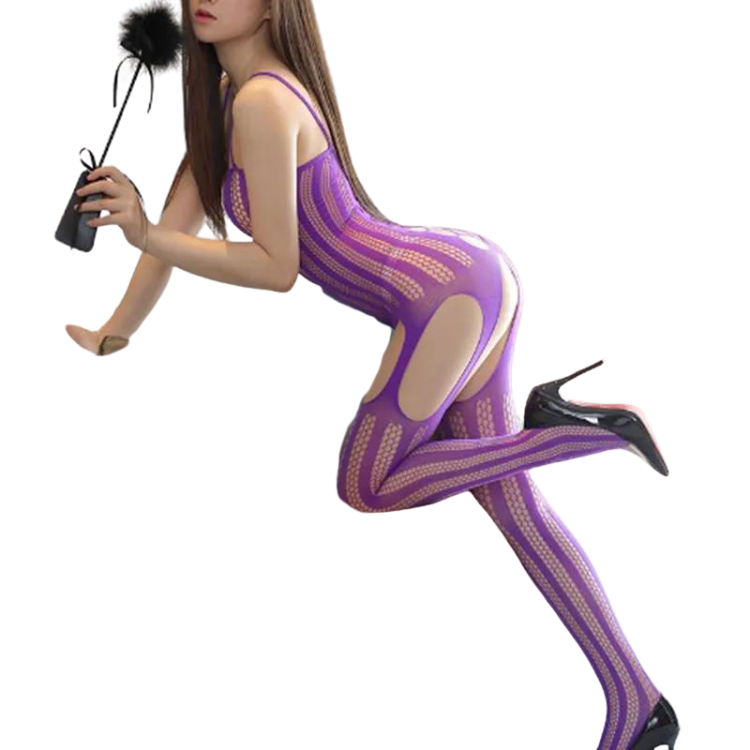 Fishnet Fantasy Suspender Stockings