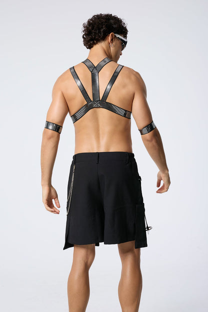 Flash Glow Sequin Chest Strap
