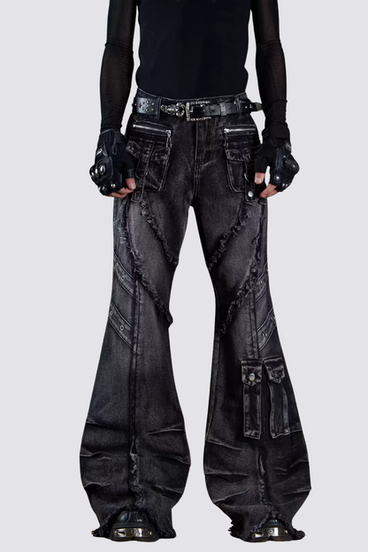 Flash Tone Bootcut Jeans