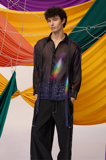 Flat Darkness Long Sleeve Shirt Black