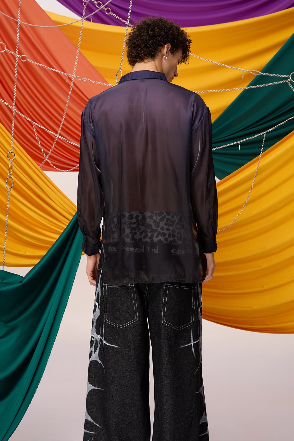 Flat Darkness Long Sleeve Shirt Black