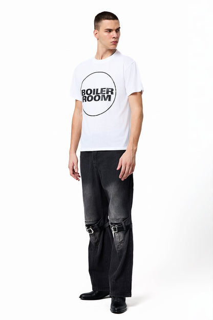 Flat Signal Letter Printed Top White