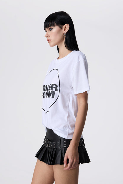 Flat Signal Letter Printed Top White