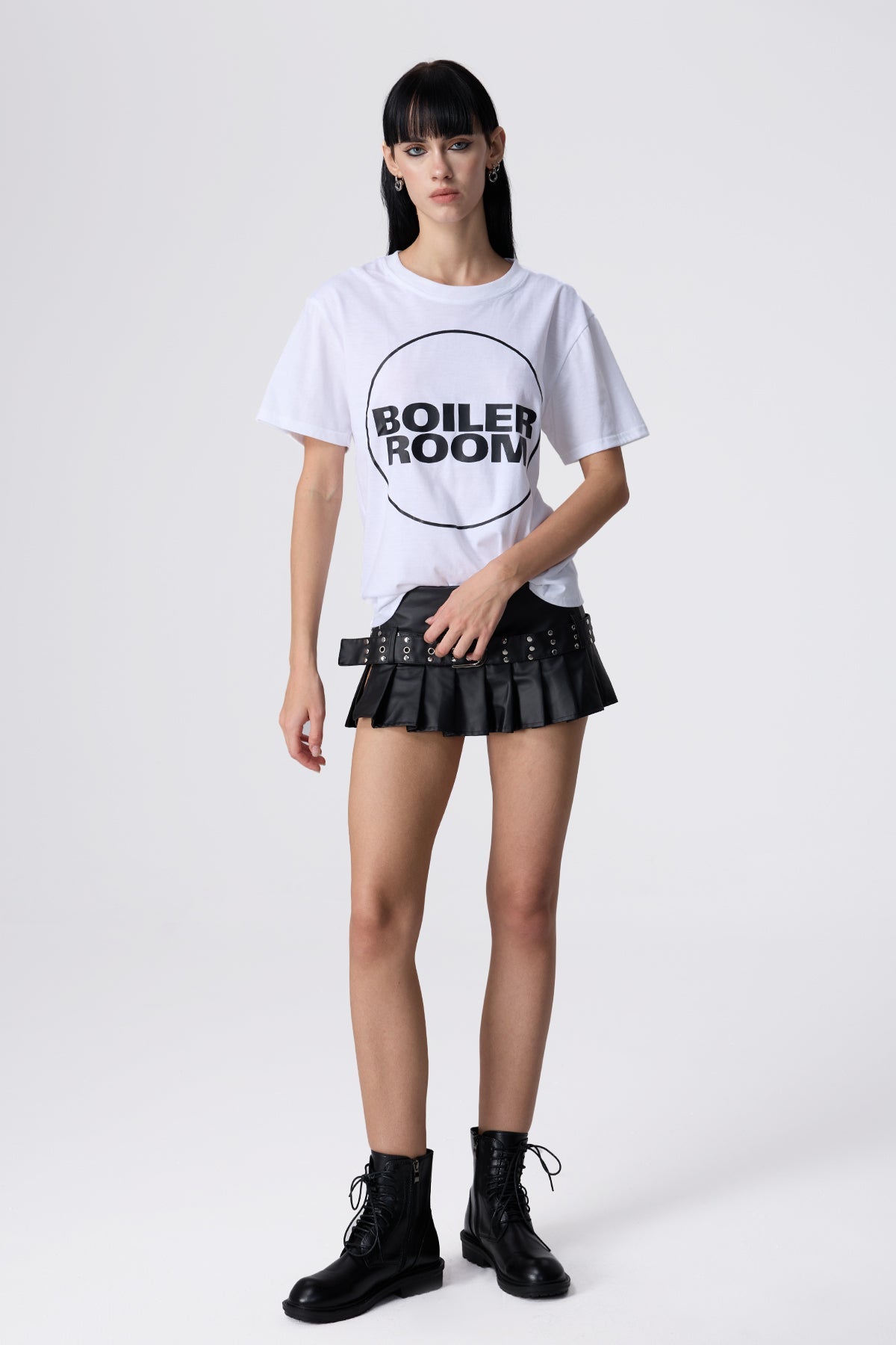 Flat Signal Letter Printed Top White