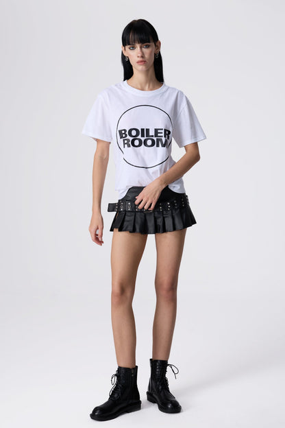 Flat Signal Letter Printed Top White