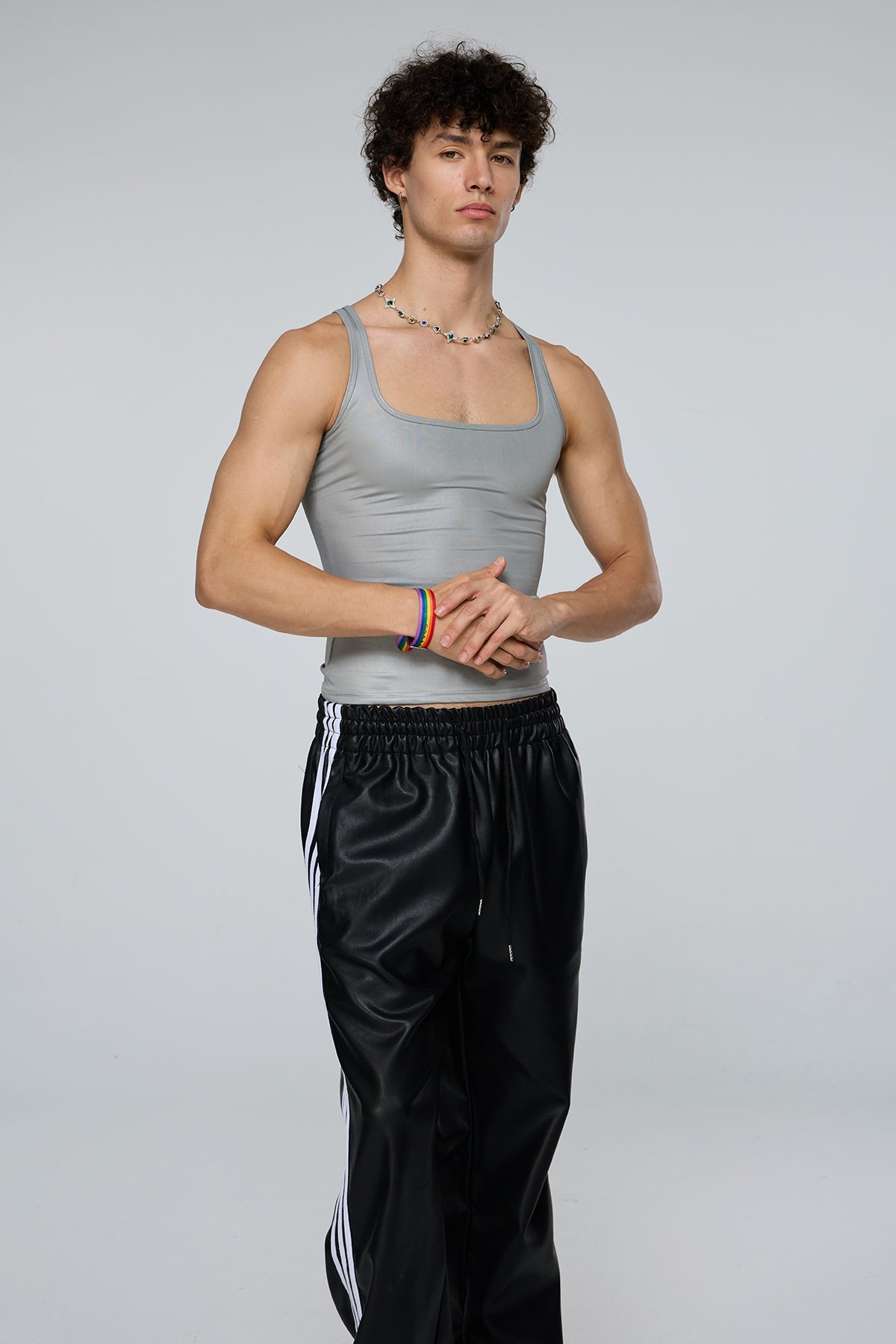 Flex Grip Tank Top Grey