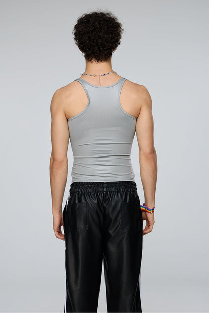 Flex Grip Tank Top Grey