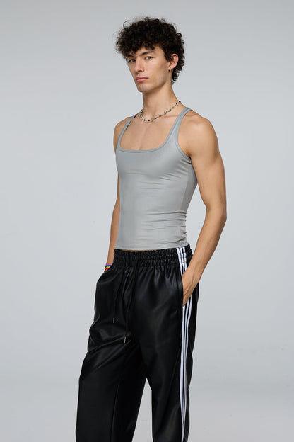 Flex Grip Tank Top Grey