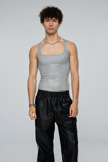 Flex Grip Tank Top Grey