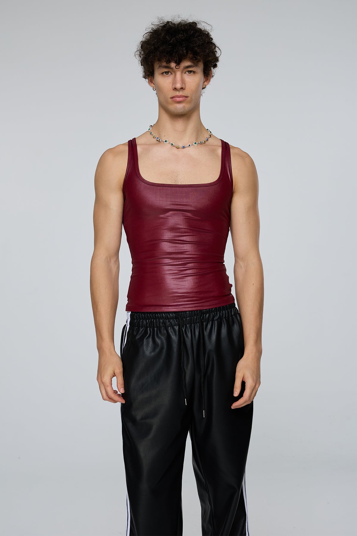 Flex Grip Tank Top Red