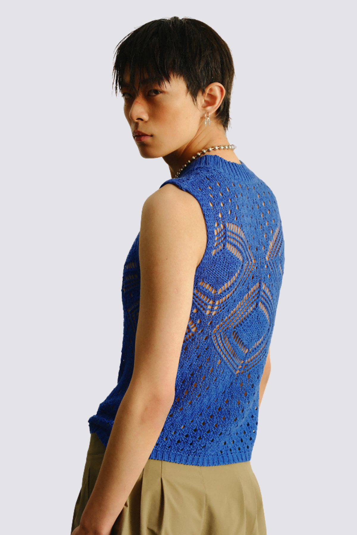 Flex Weave Knit Sleeveless Top