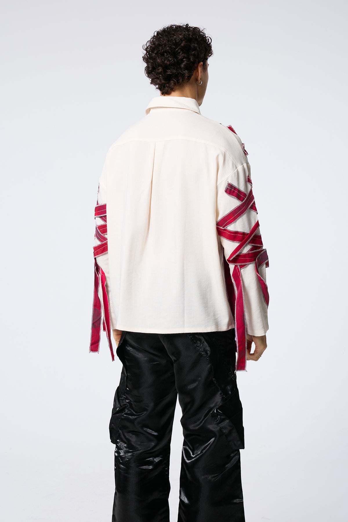 Form Flicker Fringe Long Sleeve Shirts