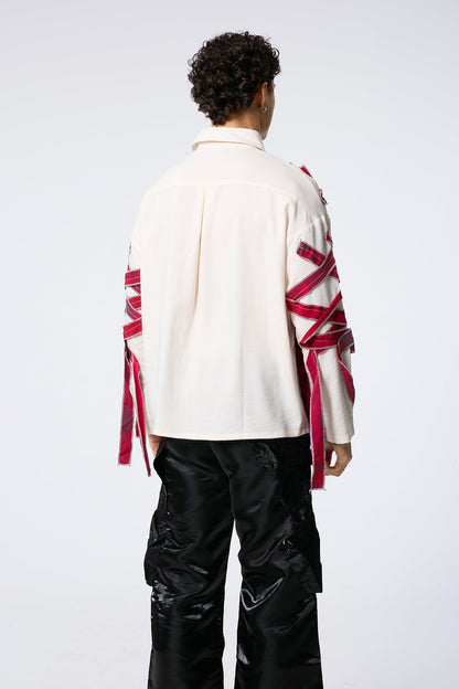 Form Flicker Fringe Long Sleeve Shirts