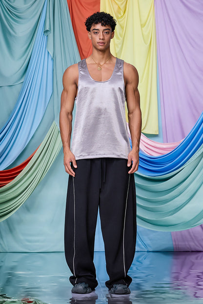 Fractured Soul Metallic Tank Top