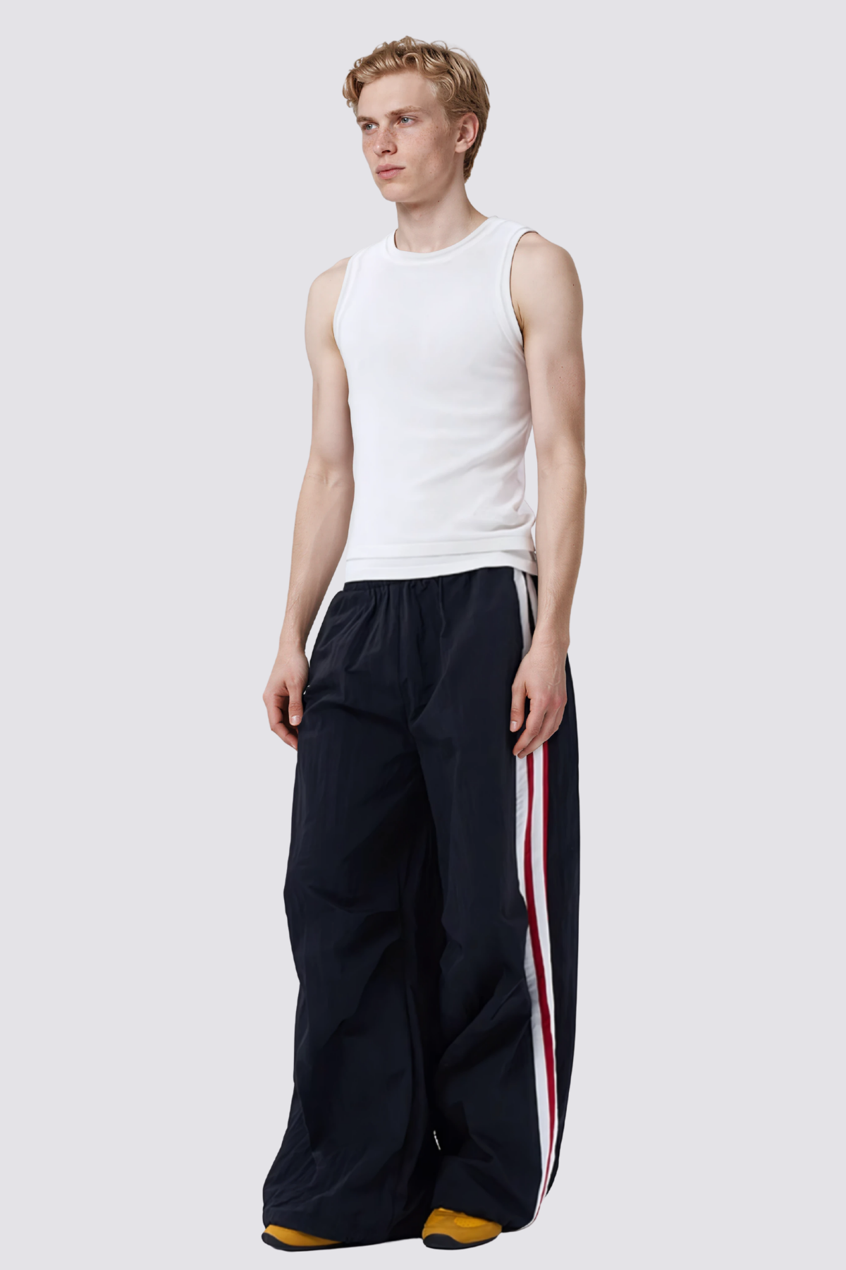 Free Slant Sleeveless Top White