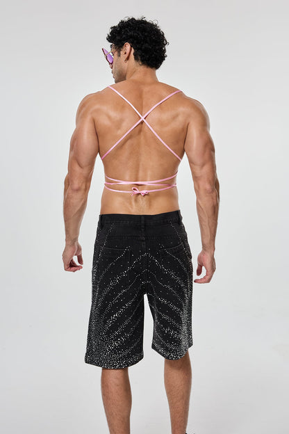 Freedom Twist Butterfly Sequin Top