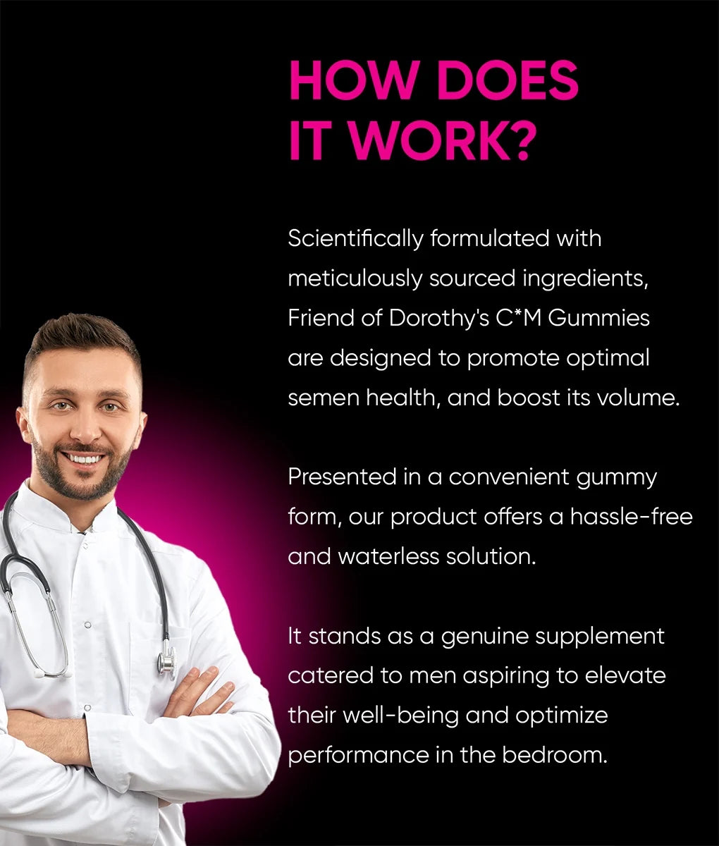 Friend of Dorothy Pineapple Cum Gummies - 60 Gummies