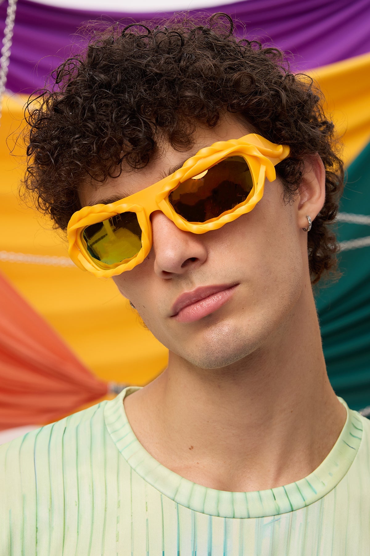 Frost Frame Sunglasses