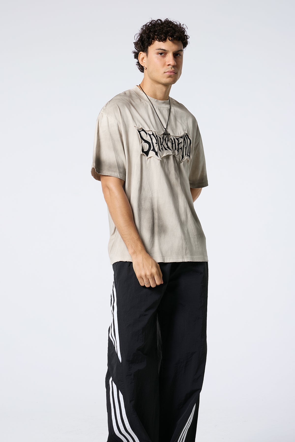 Frost Signal Embroidered Top