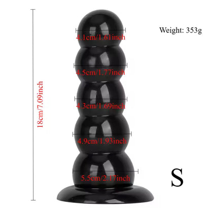 Thick Beaded Butt Plug