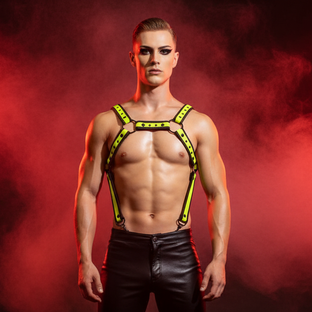 Fusion Shoulder Strap Metallic Buckle Harness